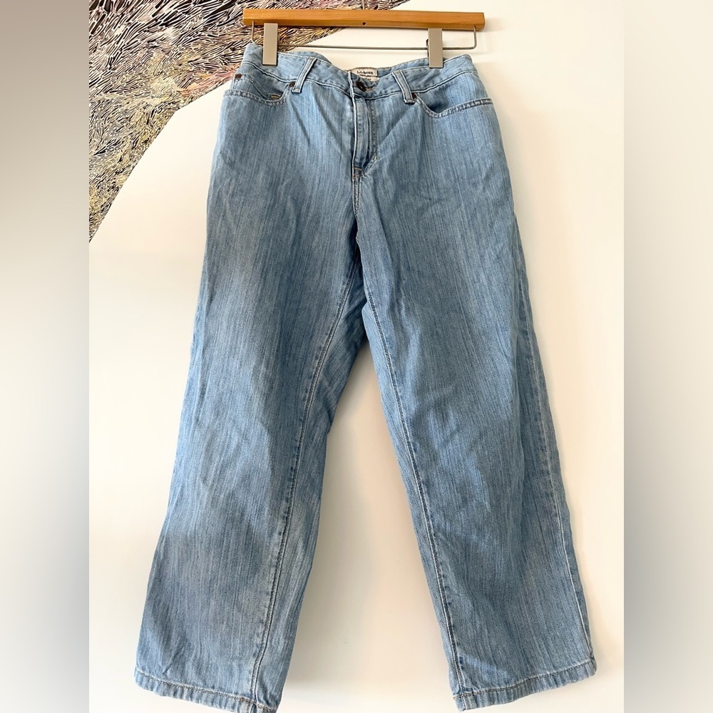 L.L. Bean Light Blue Ankle & Cropped Jeans - Capri style pants